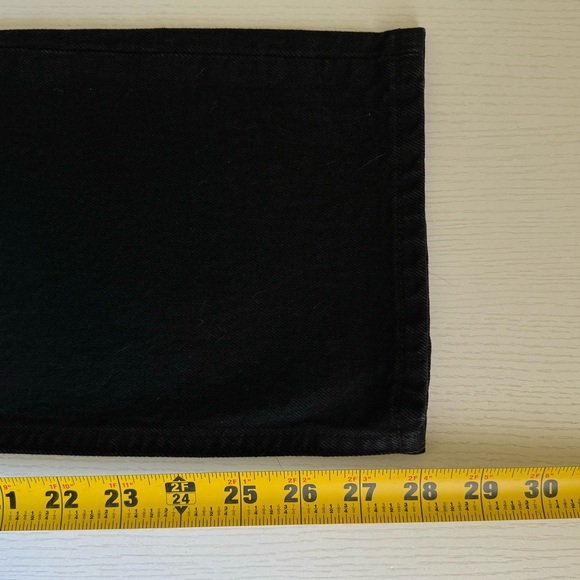 Abercrombie & Fitch The 90s Straight Ultra High Rise Jeans Curve Love Black 26 S - Picture 14 of 14